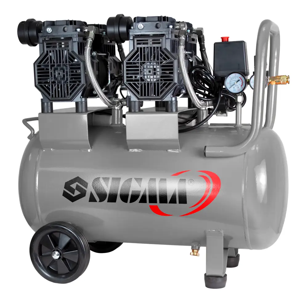 Компресор SIGMA чотирициліндровий 3 кВт 418 л/хв 8бар 50 л.